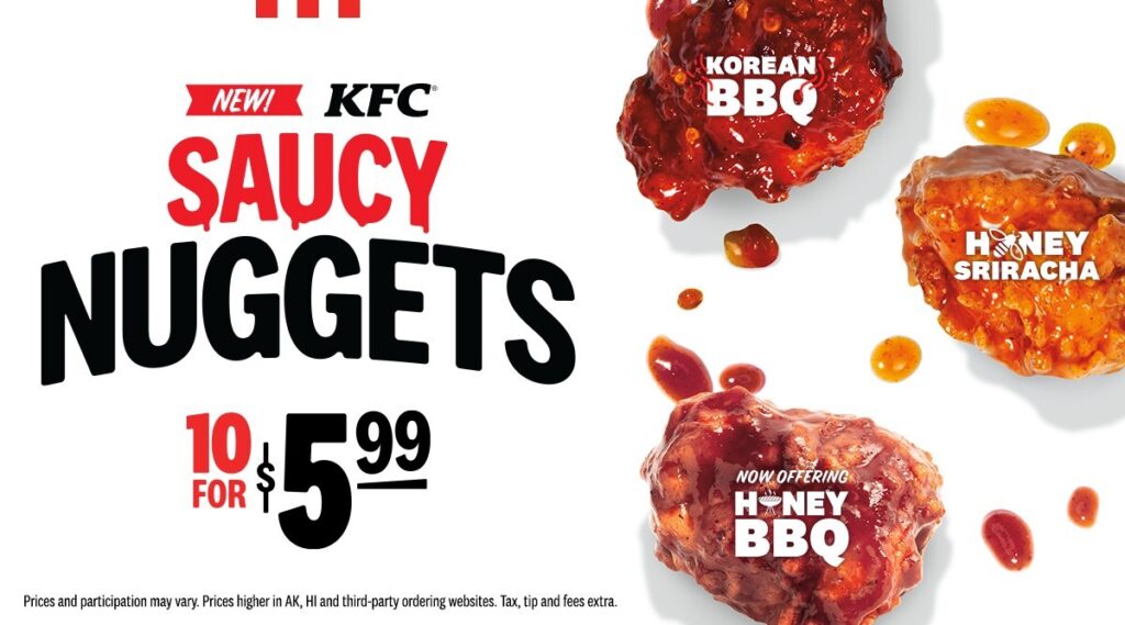 KFC Saucy Nugs June PR 1