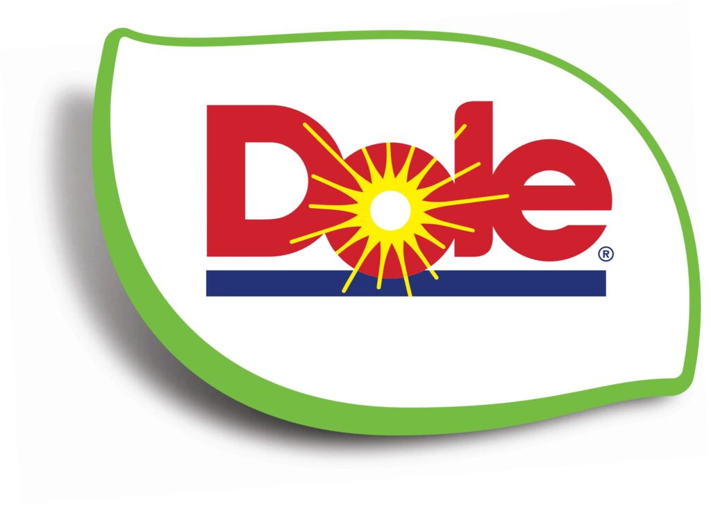 Dole Foods Logo Green Leaf with Shadow