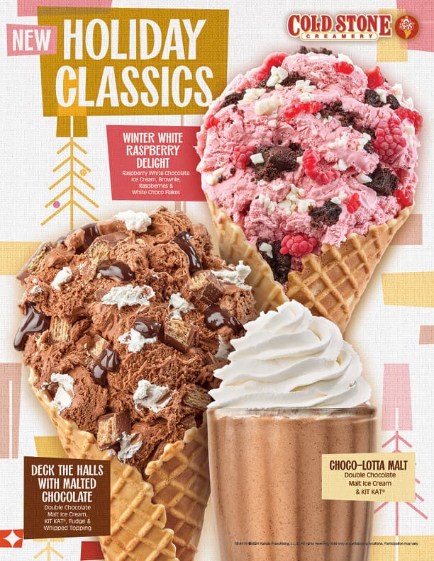 coldstone creamery Winter Creations