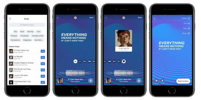 Facebook launches creative music tools in Canada