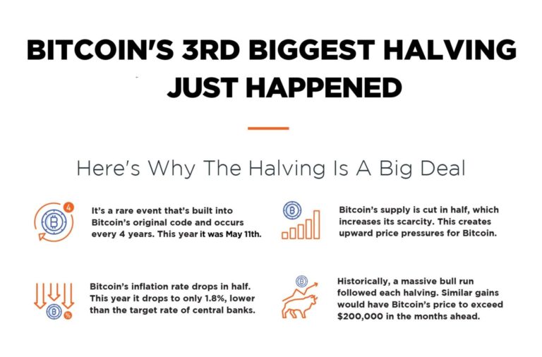 BitcoinIRA’S Bitcoin Halving Infographic