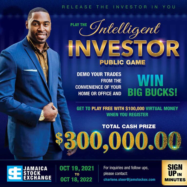 Jamaica Stock Exchange Launches its Public Stock Market Game 2021-2022