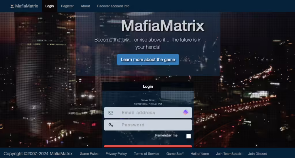 The Ultimate List of text-based online mafia games 7