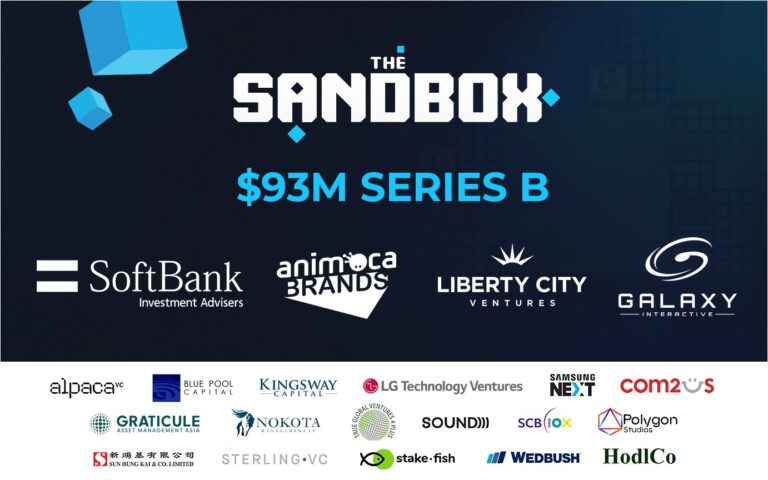 The Sandbox Raises $93M Series B to Grow its Open NFT Metaverse