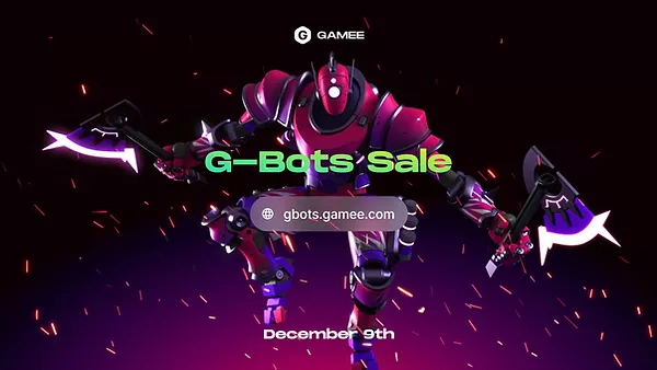 Over 3,800 GAMEE G-Bot NFTs Go On Sale This Thursday