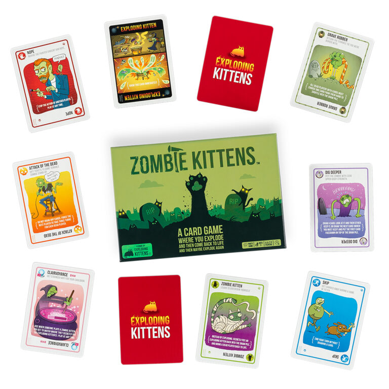 Exploding Kittens Launches Zombie Kittens Card Game