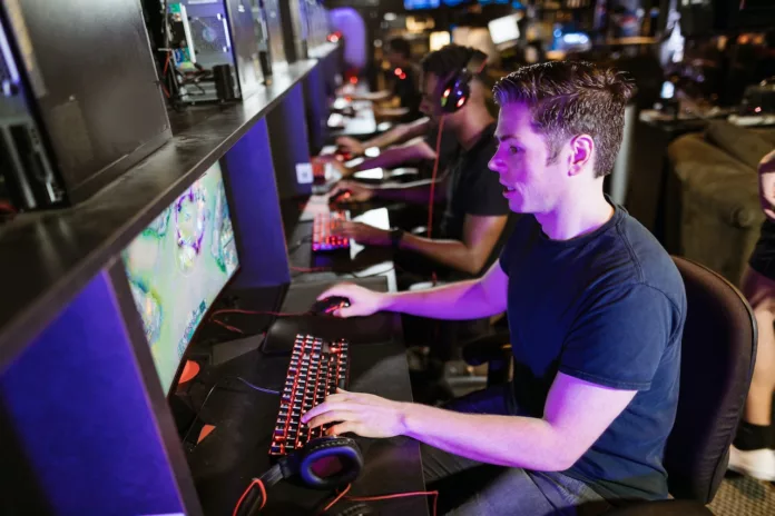 Men Playing Computer Games