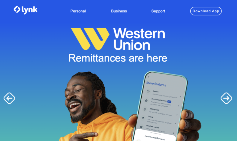 Western Union Now Accepted via Lynk and GKOne App